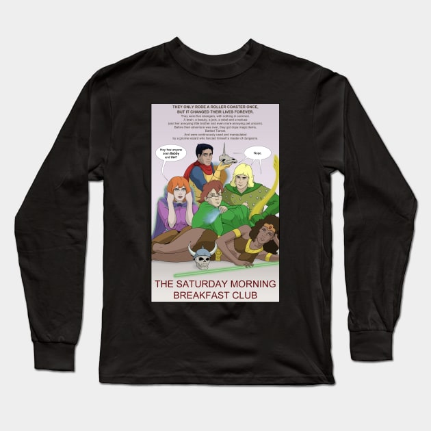 The Saturday Morning Breakfast Club Long Sleeve T-Shirt by Art of Lee Bokma